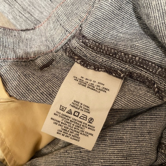 Anthropologie Pilcro Sz 2 Linen striped pants - Picture 12 of 12